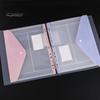 File Pockets 11 Hole Expandable Binder Folders for 2/3/4 Ring Document Pouch, Plastic Envelopes Macaron Color Bags Pocket with Snap Button &