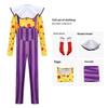 Toy Story Chuckles The Clown Cosplay Costume With Long Sleeve Top And Overalls For Halloween Dress Up