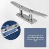 Polished Finish Mooring Cleat 100mm Size Combo Cleat Boat Grab Handle  Marine Accessories