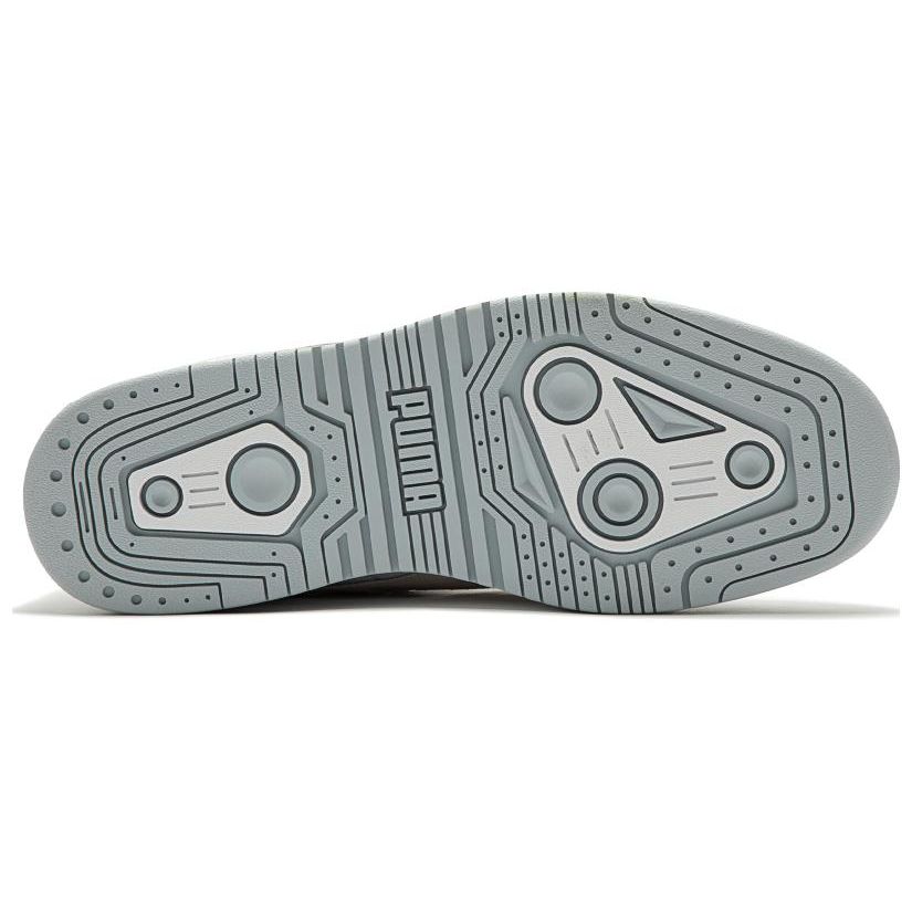 Puma Slipstream Retro Sum Fabric Synthetic Leather Low-Top Sneakers Unisex Sneakers White Gray Gold 386528-02