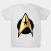 Herren Schwarzes T-Shirt mit Aufdruck Star Trek No-Cut Transferpapier Druck Baumwoll-T-Shirt