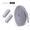 New  1Pair/3Pair Buckle Flat Elastic No-Tie Laces Letter Metal Capsule Lazy Shoelace for Men Women Sneakers Quick Shoelaces