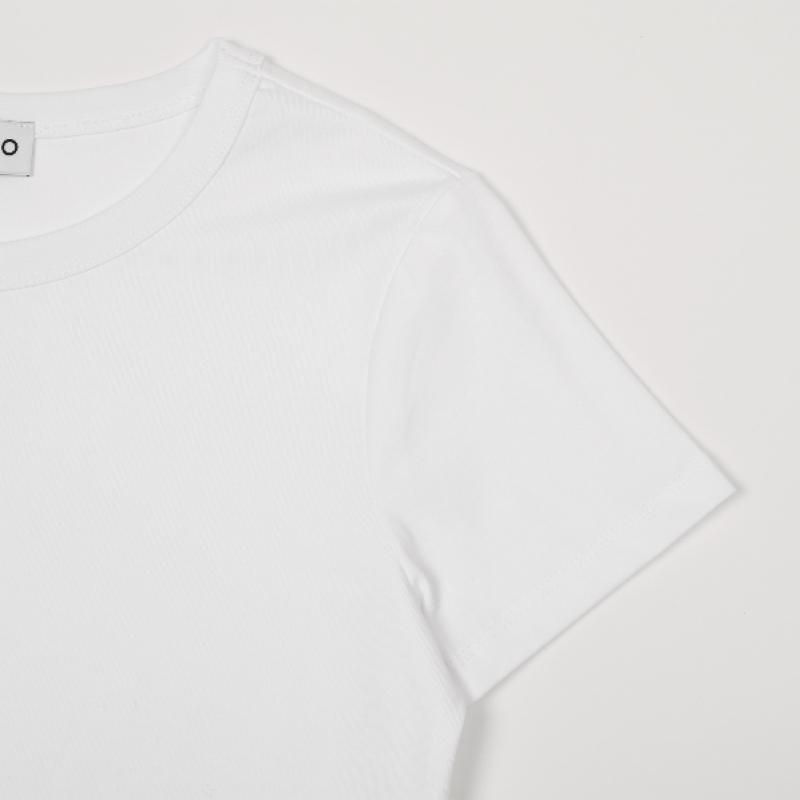 Playboo Simple Patch Tee White