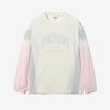 Woven Sweatshirt Colorblock Stretch