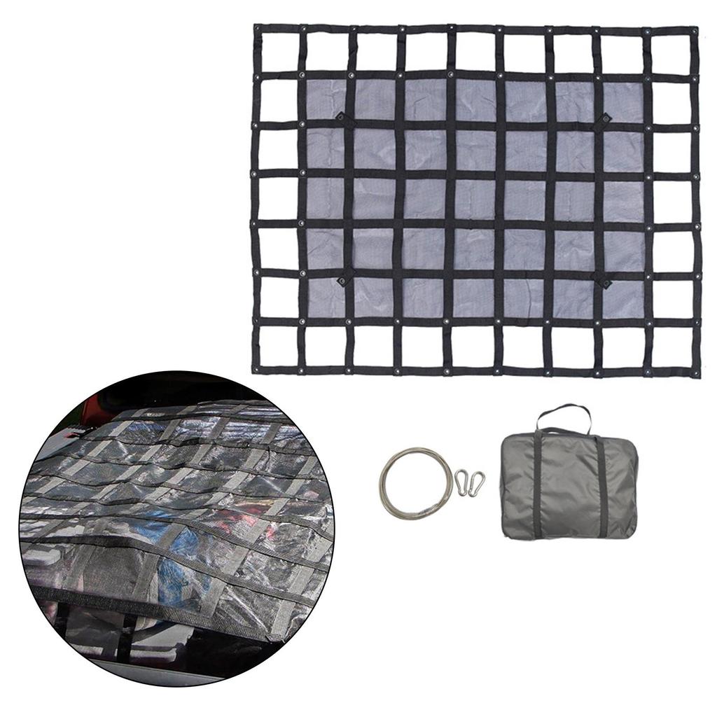 Cargo Net for Pickup Truck Bed Truck Cargo Net for Trailer Trucks Mesh Organizer Truck Bed Cargo Net for SUV Car Trailer