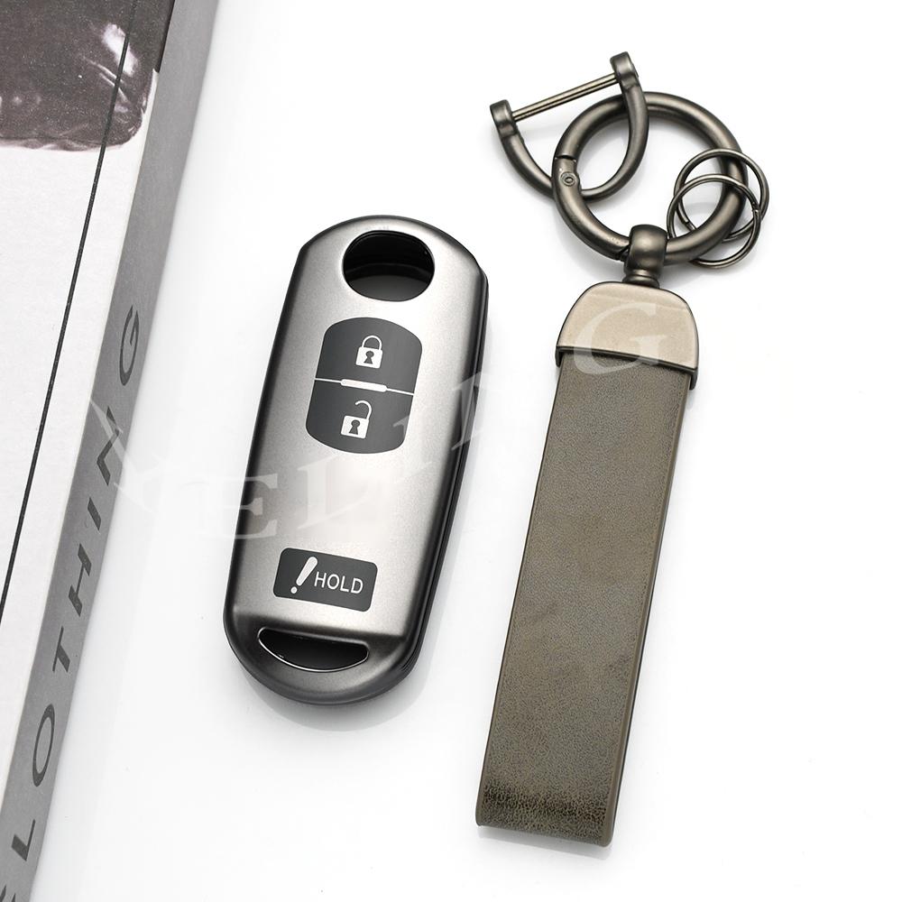2 3 4 Button For Mazda 2 3 6 Demio Atenza Axela Cx-5 Cx5 Cx-3 Cx7 Cx-9 3 4 Cx30  -  Tpu Car Key Case Key Cover Keychain