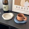 Nordic Storage Tray Cup Coaster Kitchen Decorative Tray Heat Insulated Pad Desktop Placemat Cups Holder Photo Props