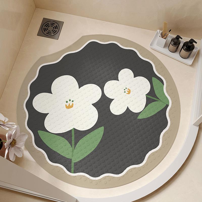 Spezielles Anti-Rutsch-Saugpad für Badezimmer-Fußmatten Rundes Badeschauerraum-Anti-Sturz-Fußpad für ältere Menschen und Kinder
