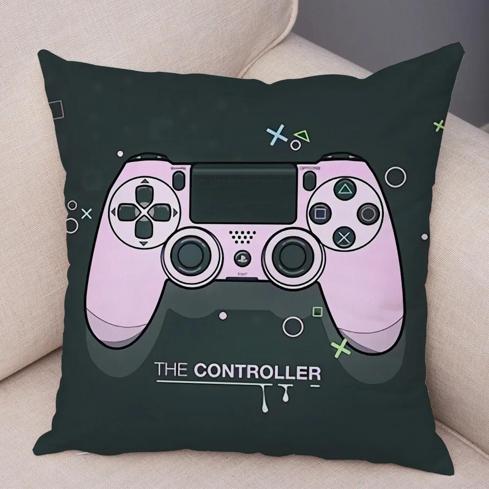 Game Room Decoration  Player Dazzle Handle Series Pillowcase Home  Boy's  Bedroom  Cushion Cover