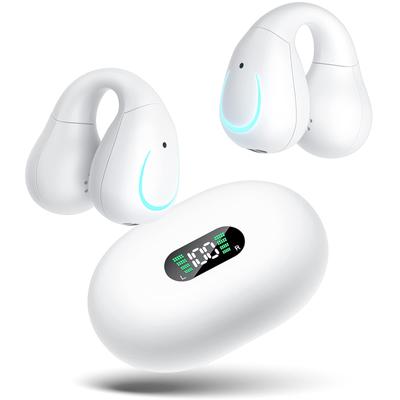 Ohrhörer, die Ihre Ohren verschließen, zuerst Ohrklemme Innovation bei Bluetooth-Knochenleitungskopfhörern Erssimo-Ohrhörer Kabellose Ohrhörer Bluetooth