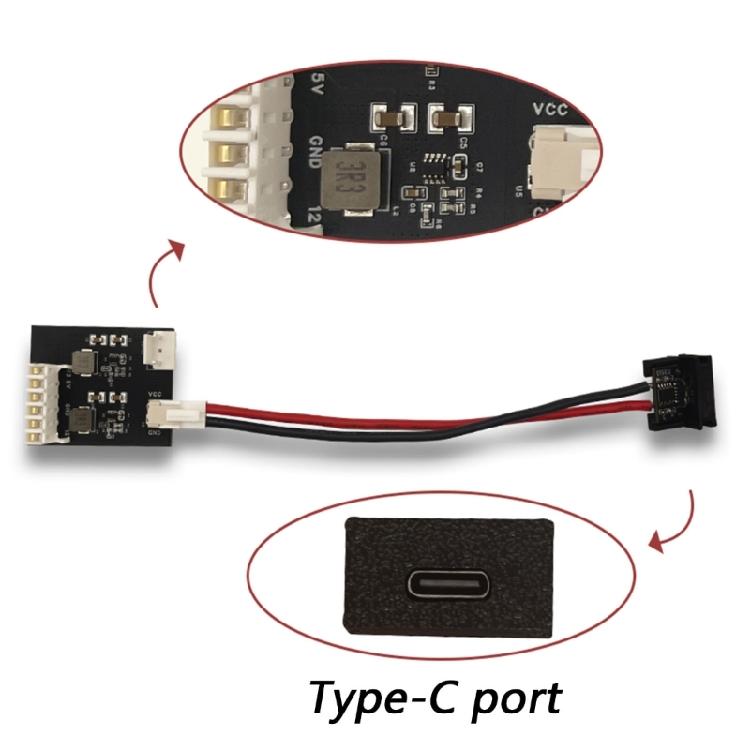 Power Supply Board Low Power Consumption Modification Power Board Module for Game Console Gaming Accessory
