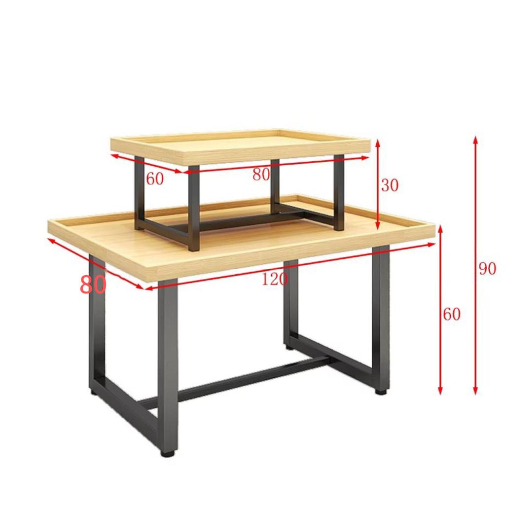 Island Display Shelf for Cosmetics, Baby Products, Jewelry, Shoes, Books, Toys & Promo Table