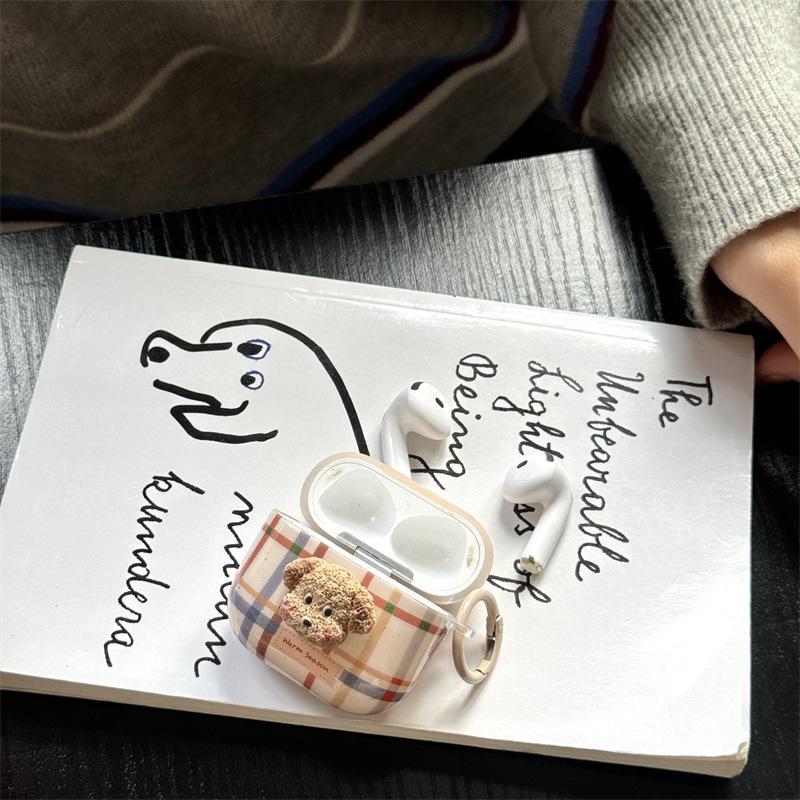 Ins Autumn and Winter Contrasting Stripes AirPods Pro1 Generation Protective Case for Apple Wireless Bluetooth Headset 1/1 Generation