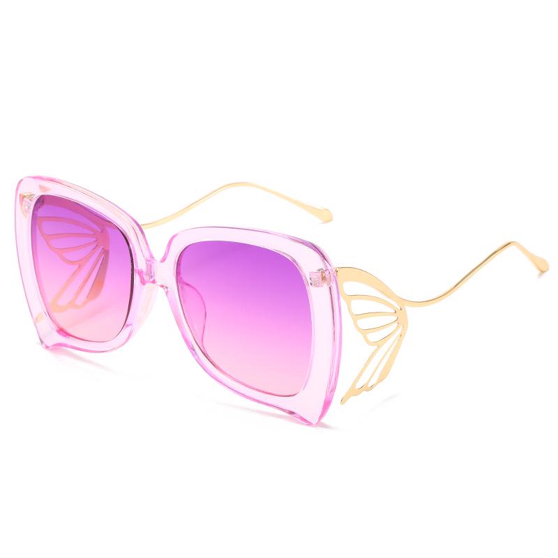 

Женские солнцезащитные очки большого размера, модные новейшие квадратные солнцезащитные очки с бабочкой, хит продаж, высокое качество Óculos UV4 as picture