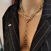 Punk Gothic Chunky Choker Necklace Collares Statement Hip Hop Rock Long Chain Necklaces Set Women Men Steampunk Jewelry