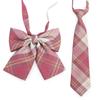 Japanese Plaid Jk Bow Tie Women'S College Style Graduation Photo No Bow Shirt Ins Sailor Suit Bow Tie