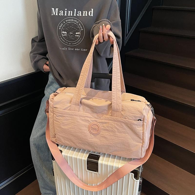 Lightweight Sports Fitness Bag Separation Shoes Bags Outdoor Short Trip Bag Large Capacity Commuter Shoulder Bag Dry Wet Separation