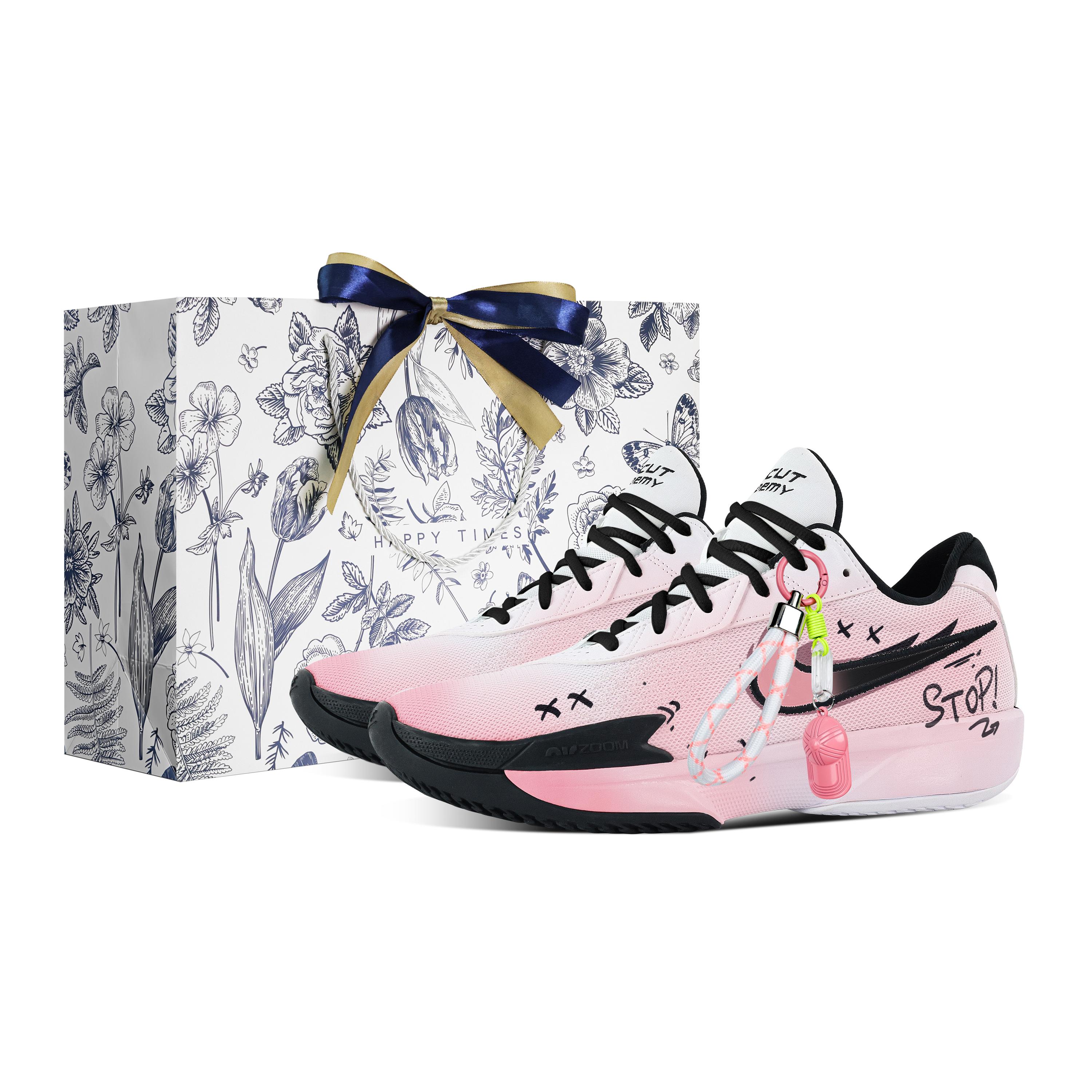 

Nike Air Zoom G.T. Cut Academy Ink And Powder Fantasy Blue Box Slip Resistant Low top Basketball Shoes Men s Pink FB2598-100(Team529-) 40.5