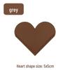 Customizable Heart-Shaped Leather Bookmark with PU Leather and Logo Personalization
