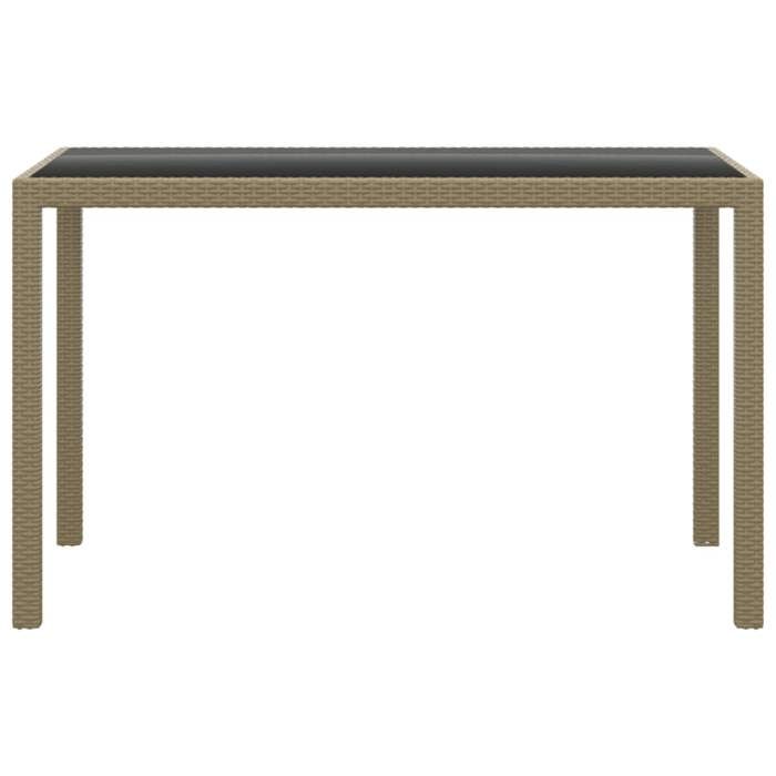 Ensemble de jardin - MAISON EXCLUSIVE - Poly rotin - Beige - 3 pièces - Résistant aux intempéries