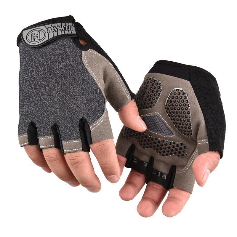 Weightlifti Gym Gloves Fitness Training Fingerless Men Women Bodybuilding Exercise Sports Gloves Cycling Anti Slip Breathable