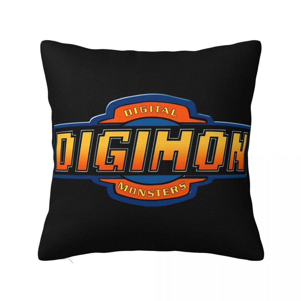 Trendy Seat Digital Monster Digimon Decor Pillowcase Stuff Pillow Cover Square Multi-Size