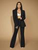 2025 Elegant High-Waist Flare Pants for Women: Chic European & American Office Style