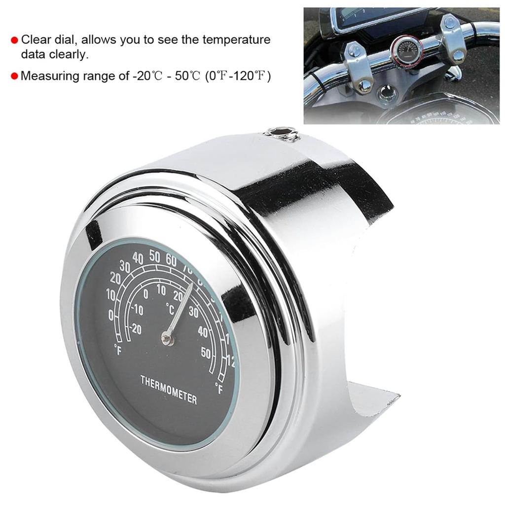 Für Motorradlenker Motor Temperaturanzeige Zifferblatt Temp Motorrad Zubehörlenker für Motorrad Motorrad Temperaturanzeige Motorrad