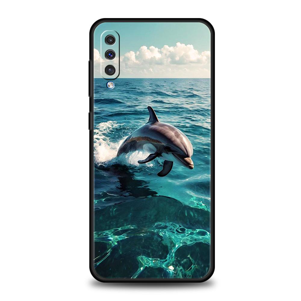 Cartoon Cute Fish Case For Samsung A56 A36 A26 A24 A16 A14 A12 A32 A50 A70 A20S A22 A30 A40 A34 A54 A42 A52 A04s A06 5G Cover