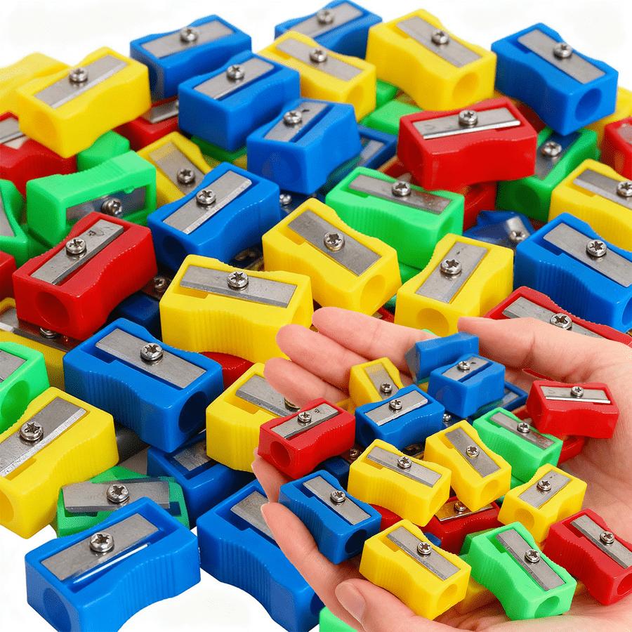 20pcs Random Color Pencil Sharpener School Office Study Supplies Lightweight Portable Tool for Writing Drawing Sketching Note