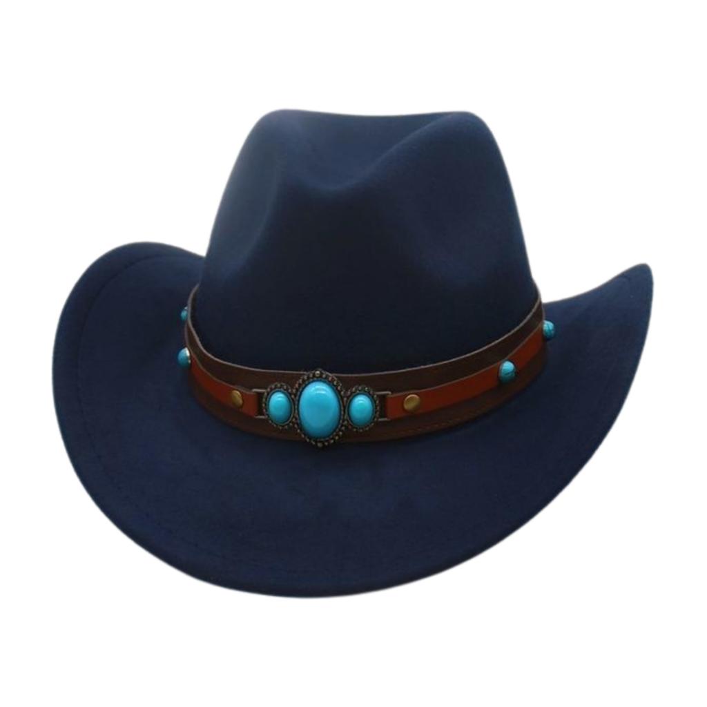 Children'S High-End Sense Of Ethnic Travel Hat, European, American And Western British Style Cowboy Hat, Men'S And Women'S Four-Season Top Hat