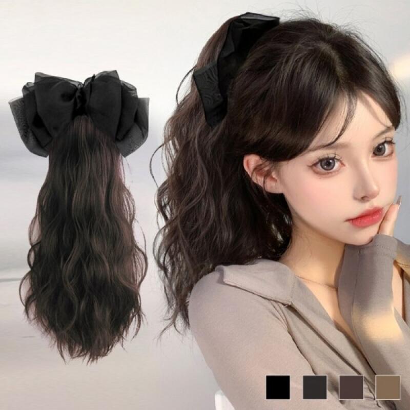 

Butterfly Hairpin Detachable Clip Wig SD-221190 black