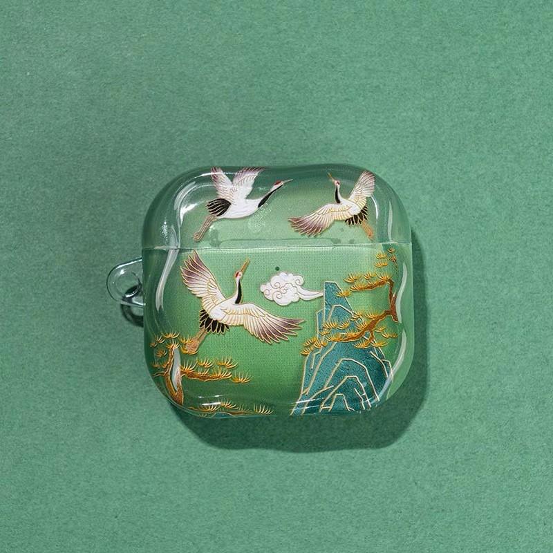 

Китайский стиль Xianhe Кисточка Подходит для AirPods Pro 3-го Поколения Чехол для Наушников 4/2 Мягкий Силикон Apple Bluetooth Защитный Чехол AirPods 1 2 Generation