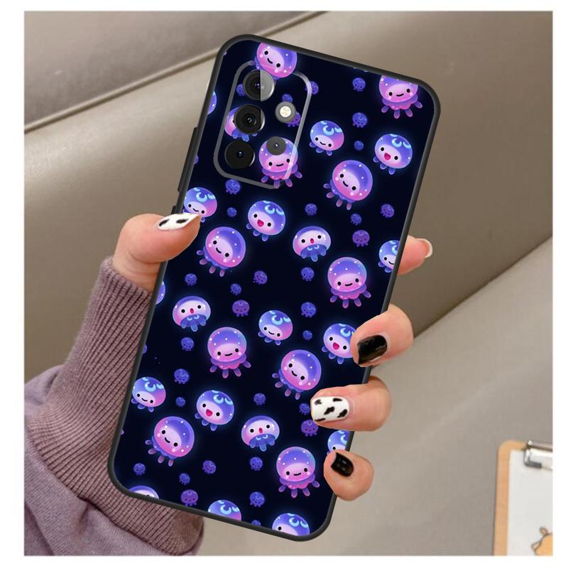 Magic Jellyfish Case For Samsung Galaxy A35 A55 A15 A32 A12 A22 A52 A06 A54 A34 A14 A56 A36 A26 A16 A13 A53