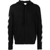 Diag-stripe Print Hoodie OMHA080C99KNI0011001