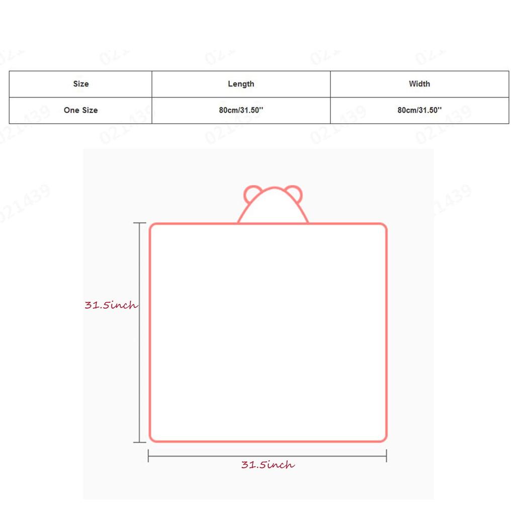 Baby Bath Towel with Animal Hood - Soft Cartoon Coral Hooded Cloak for Kids