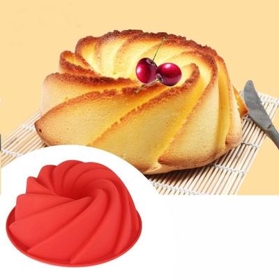 3D Big Swirl Form Silikon Butter Kuchen Form Küche Backen Form Werkzeuge für Kuchen Bäckerei Form