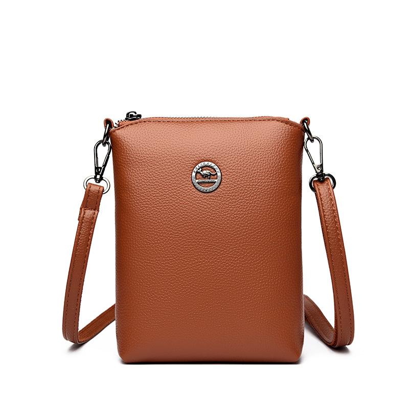 

Сумка на одно плечо из мягкой кожи с тиснением, сумка кроссбоди для женщины среднего возраста жёлтый