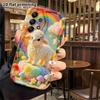 Phone Case: 2D flat, suitable for Samsung Galaxy A34 A35 M05 M06 S20 S22 S21 FE Plus 5G, rainbow cloud little sheep, perfect Christmas and Halloween h