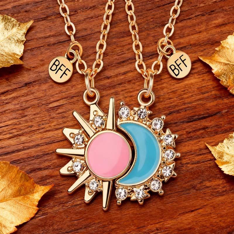 Bff Friendship Necklace, Magnetic Attraction Heart Necklace, Magnetic Necklace Set, Jewelry