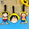 Creative Cartoon PVC Rubber Luggage Tag: Airplane Pendant & Travel Boarding Pass Holder
