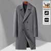 2025 Men's Mid-Length Double-Breasted Wool Cashmere Coat