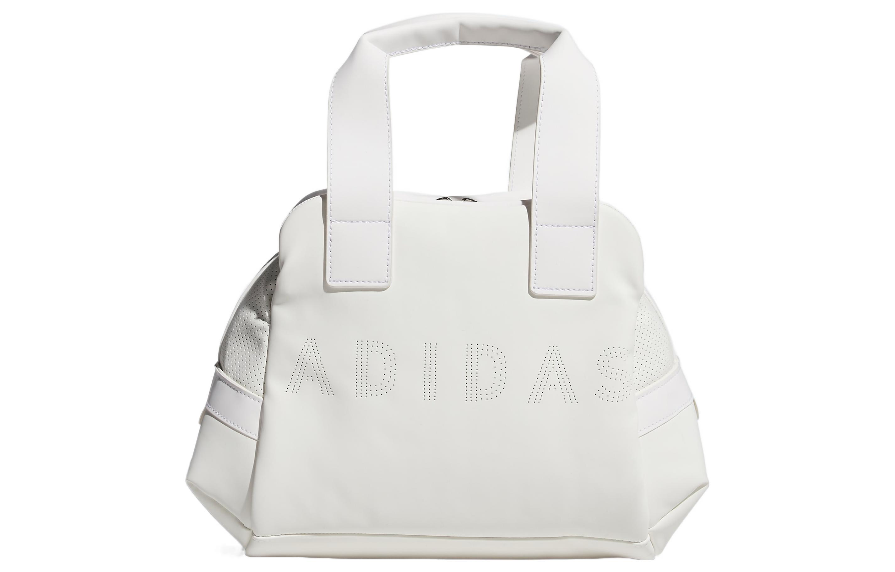 Adidas Trefoil Artificial Leather Polyurethane Handbag Regular Women s White GT5908