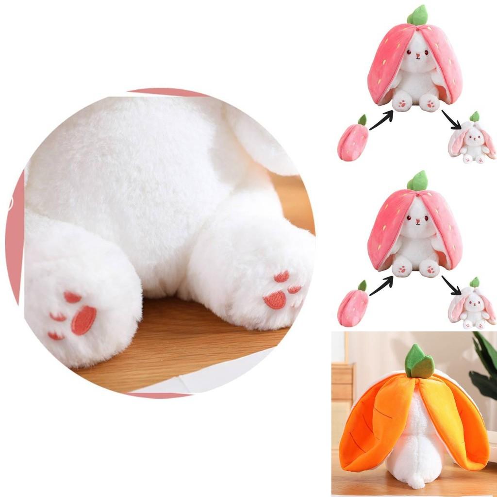 Urocza pluszowa zabawka Królik Owocowy, która się transformuje