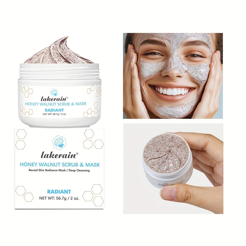 

Honey Walnut Scrub Facial Exfoliating Hydrating and Moisturizing Scrub Mask. 56.7g