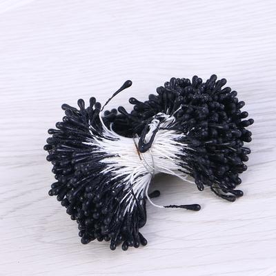 400Pcs Artificial Pearl Floral Stamens Double-Ended Vivid Realistic Stamens for Flower Making Craft Projects Decorations