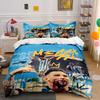 Messi Print Bedding Set Bedding Duvet Cover Set Duvet Cover Pillowcases (1 * Duvet Cover 2 * Pillowcases, without duvet insert)