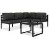 VidaXL Garden Lounge Set 5 Pcs with Cushions Garden Furniture Outdoor Furniture Patio Furniture 49232