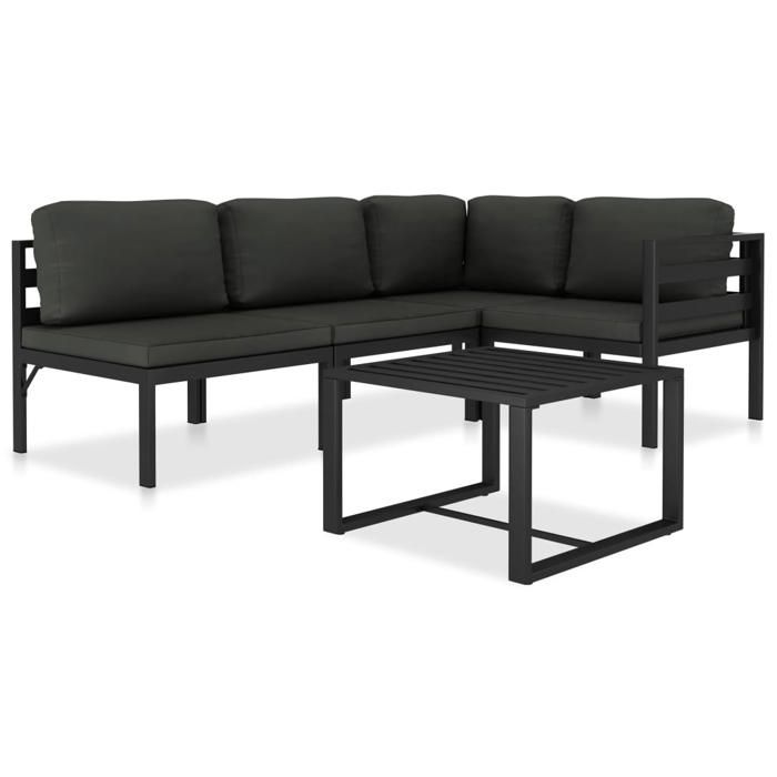 VidaXL Garden Lounge Set 5 Pcs with Cushions Garden Furniture Outdoor Furniture Patio Furniture 49232