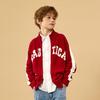 NAUTICA Kids Retro Jacquard Cotton Knit Zip Cardigan